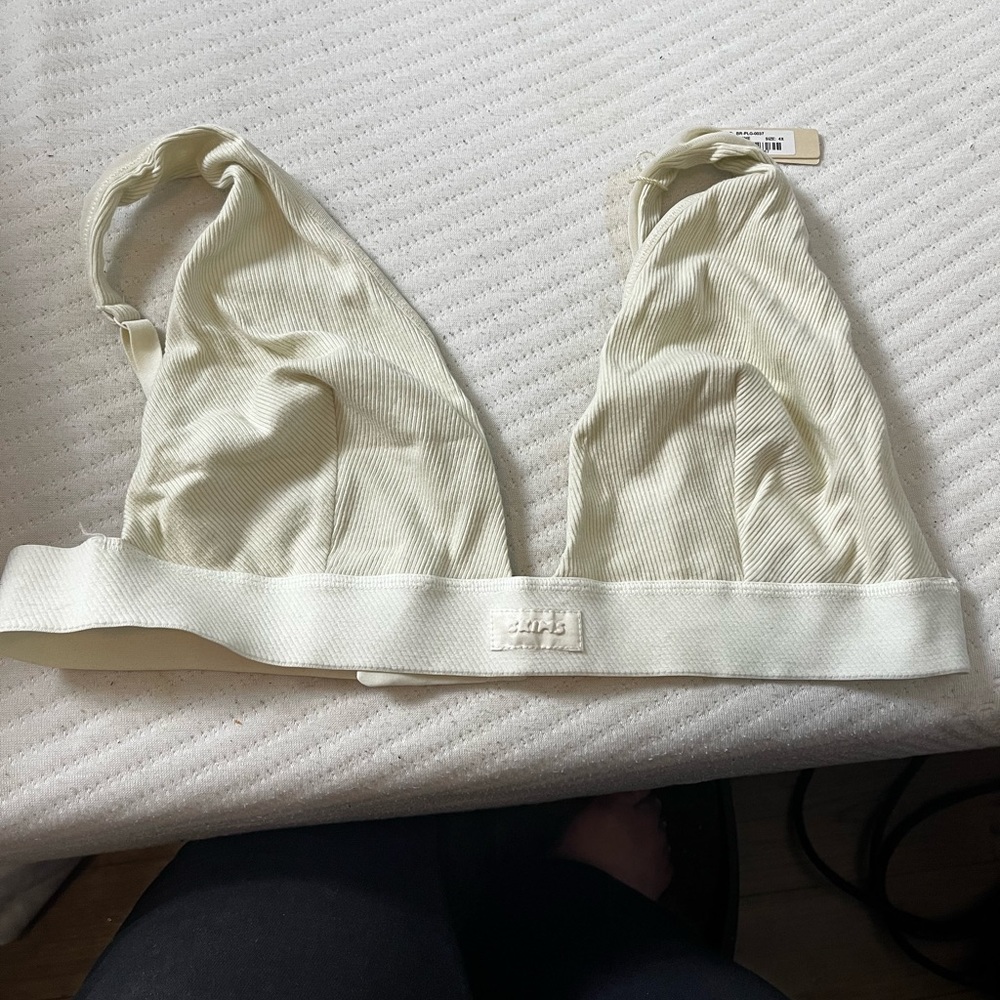 Skims Cotton Plunge Bralette
